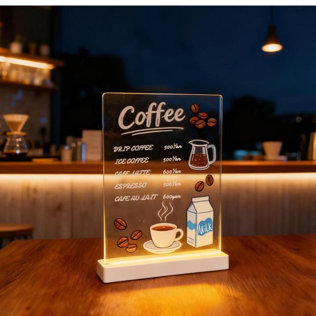 LEDアクリルメッセージボード