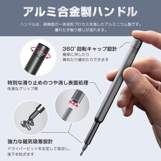 多機能精密ドライバーセット