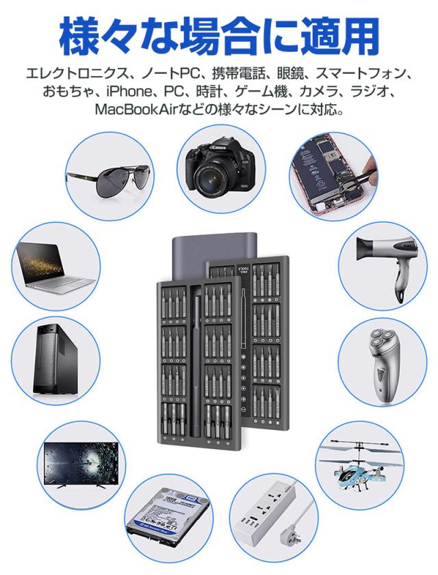 多機能精密ドライバーセット