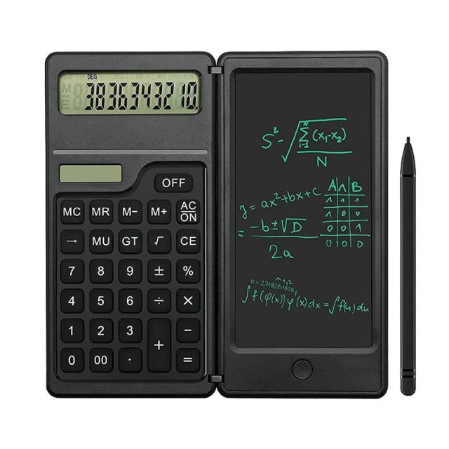 電卓付き電子メモパッド