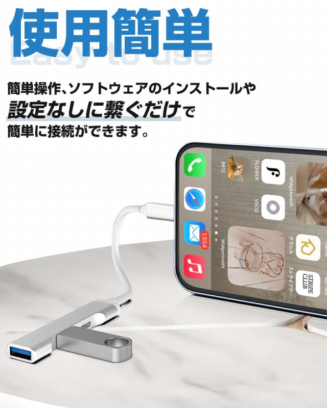 iPhone/iPad/iPod専用OTGアダプター