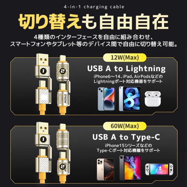 急速充電ケーブル