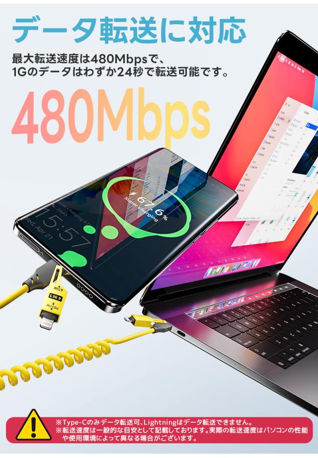急速充電ケーブル