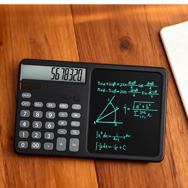 電子メモ付き電卓