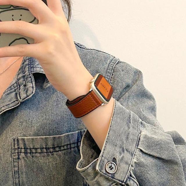 アップルウォッチ バンド レディース メンズ 本革 マグネット レザー シボ くすみカラー 磁石 女性 男性 ベルト apple watch SE 45mm 41mm 40mm 44mm 38mm 49mm series9  series8 series7 series6 AppleWatch ラバーバンド 男女兼用 マグネットレザー 革 便利 ビジネス 3