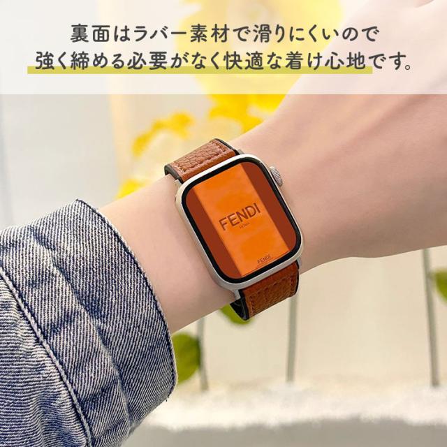 アップルウォッチ バンド レディース メンズ 本革 マグネット レザー シボ くすみカラー 磁石 女性 男性 ベルト apple watch SE 45mm 41mm 40mm 44mm 38mm 49mm series9  series8 series7 series6 AppleWatch ラバーバンド 男女兼用 マグネットレザー 革 便利 ビジネス 4