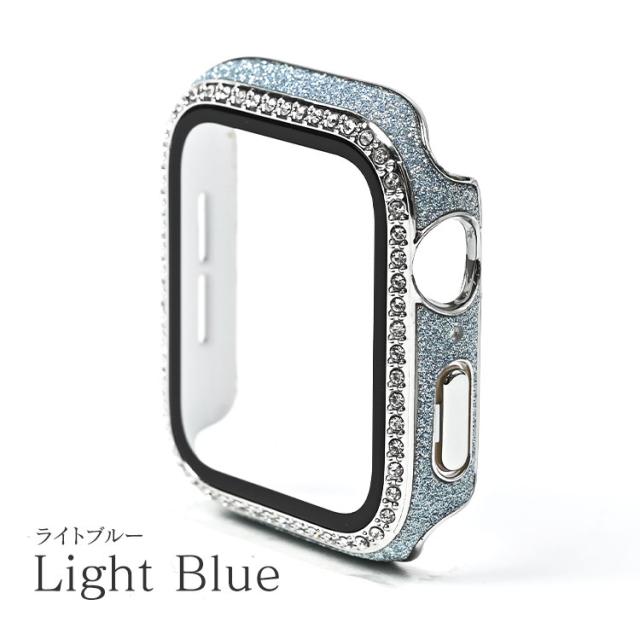 アップルウォッチ キラキラ カバー series9 series8 series7 ラメ 全面キラキラ ケース かわいい 一体型 高級 レディース 女性 Apple Watch 45mm 44mm 40mm 41mm se  apple watch SE 9 8 7 6 5 4 カバー きらきら おしゃれ 可愛い 全面保護 さらさら 女の子 送料無料 18