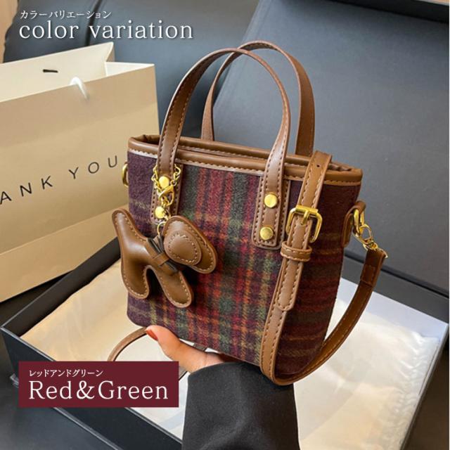 ポシェット バッグ レディース 秋冬 2way かわいい ミニバッグ ポーチ ショルダーバッグ 斜め掛け スマホポーチ スマホポシェット チェック柄 ハンドバッグ スマホショルダー 小さめ コンパクト カバン 女の子 クラシカル 上品 送料無料 5