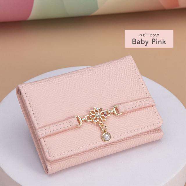 【tiffty】 がま口財布 女の子 三つ折り エナメル 財布 レディース かわいい こども IC カード 定期 おしゃれ 小学生 子ども カード入れ 多い たくさん入る 小銭入れ ミニ財布 学生 通学 可愛い レトロ コンパクト プレゼント がま口 財布 かわいい 女の子 中学生 高校生 15