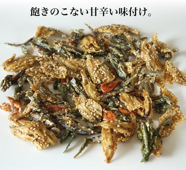 秋の氷下魚甘辛味付け