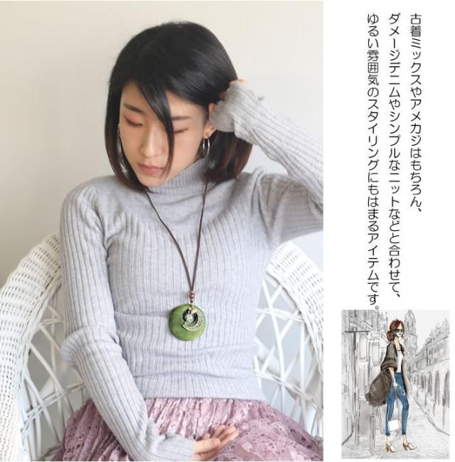 ペンダント 革 アクセサリー 