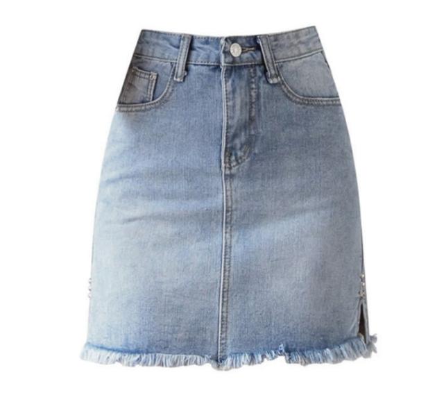 デニムロールアップ ショートパンツ