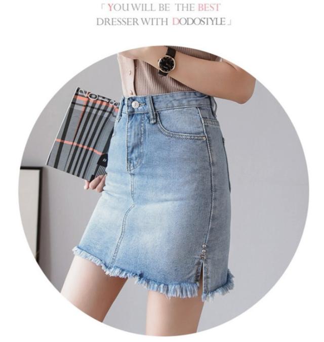 デニムロールアップ ショートパンツ