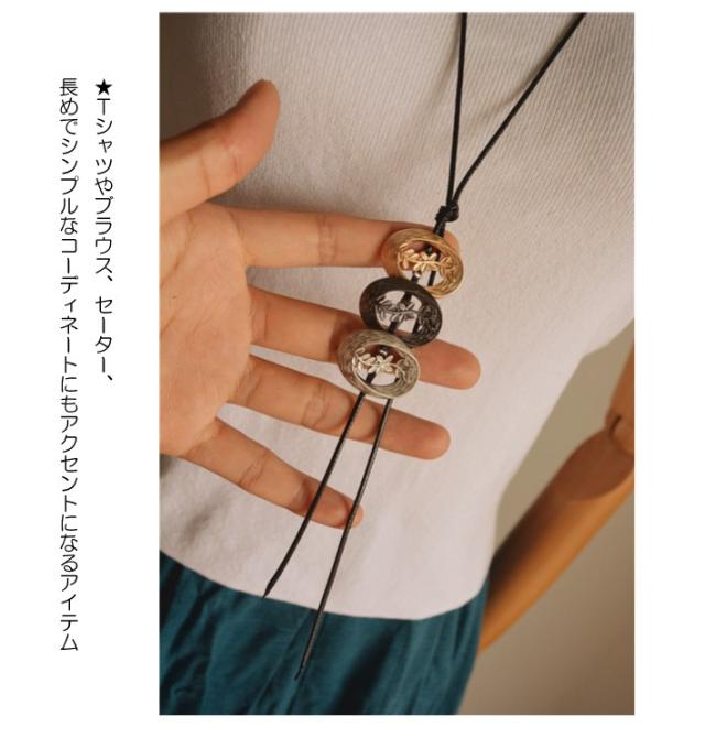 ペンダント 革 アクセサリー