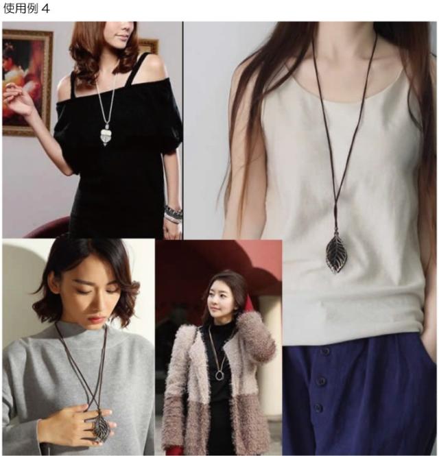 ペンダント 革 アクセサリー