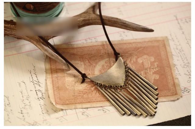 ペンダント 革 アクセサリー