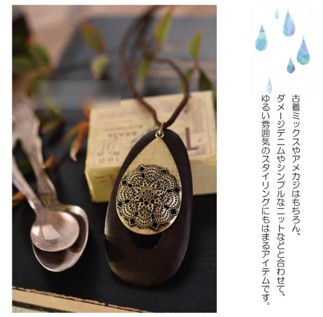 ペンダント 革 アクセサリー 