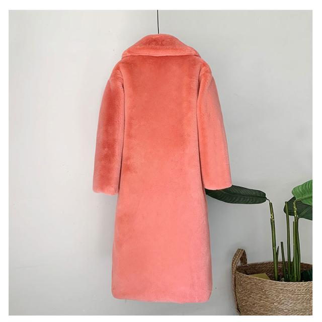 エコファー コート チェスターコート コート ファーコート ロング丈