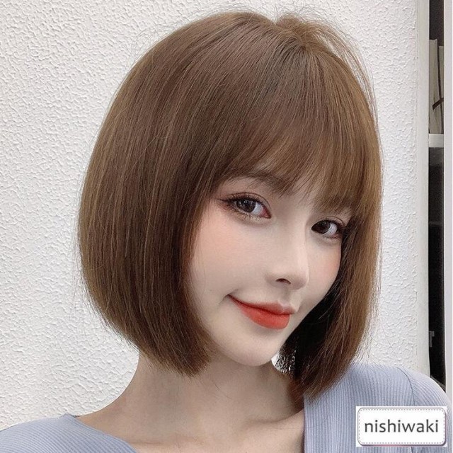 自然な人毛100%フルウィッグ レディース人毛ウィッグ ボブ ショート セミロング 女性 かつら デイリー イメチェン ファッションウィッグの通販はau  PAY マーケット - fashion zone