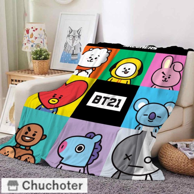 送料無料◇ bts グッズ BT21 毛布 ブランケット ベッド プレゼント バッグ フェイシャル タオル 寝具韓国 ファッション プレゼントの通販はau  PAY マーケット - fashion zone