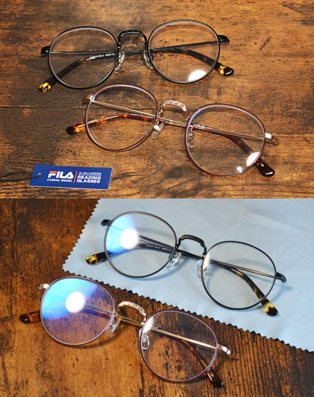 FILA ブルーライトカット リーディンググラス 老眼鏡 SF5001R レディース メンズ おしゃれ シニアグラス UVカット