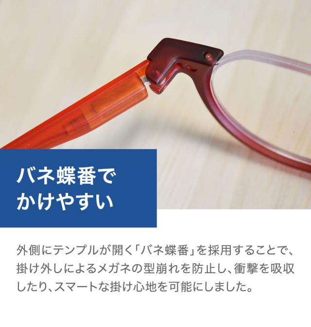送料無料 老眼鏡 カラフルック ハーフリムタイプ 男性用 女性用 シニアグラス リーディンググラス メンズ レディース 全5色 バネ蝶番