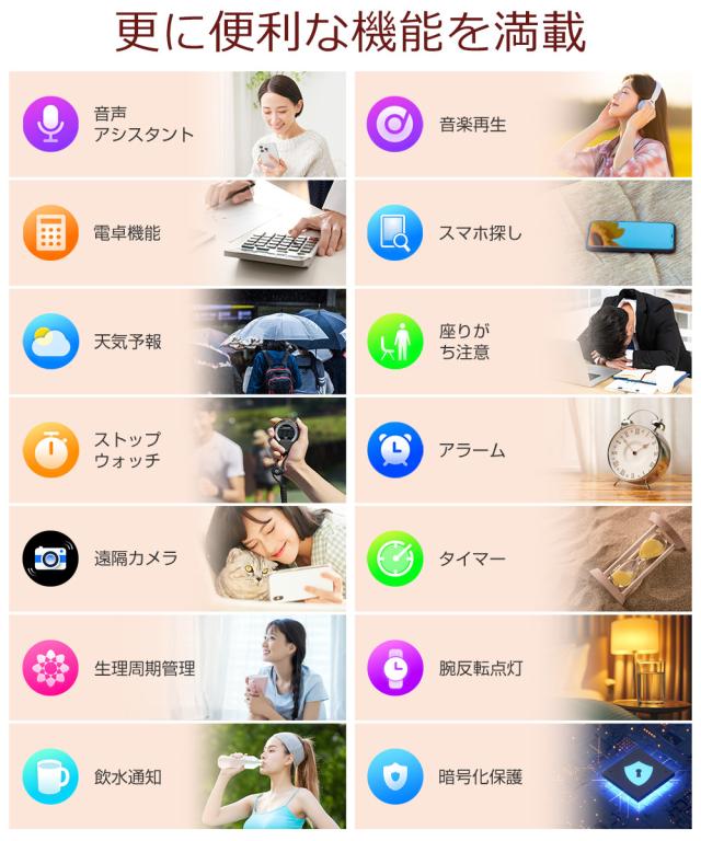 スマートウォッチ 大画面