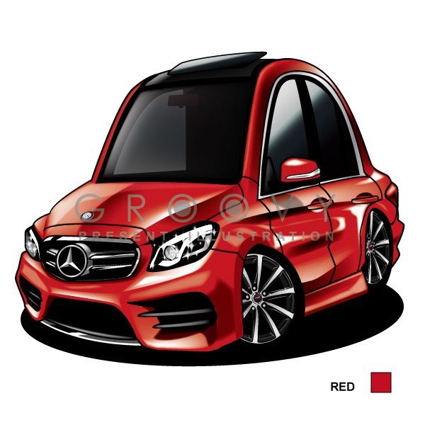 車好き プレゼント メルセデス ベンツ E class W213 車 イラスト