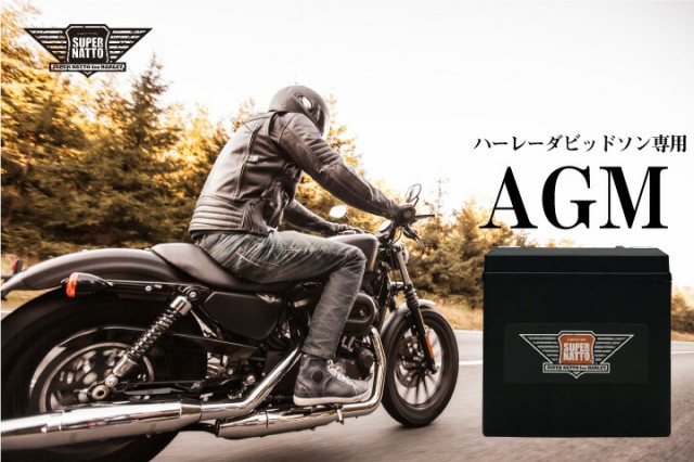 ハーレー専用AGMバッテリー 65989-97S・初期補充電済み□バイク ハーレー専用AGMバッテリー 65989-97S・初期補充電済み□バイク