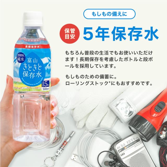 きときと保存水