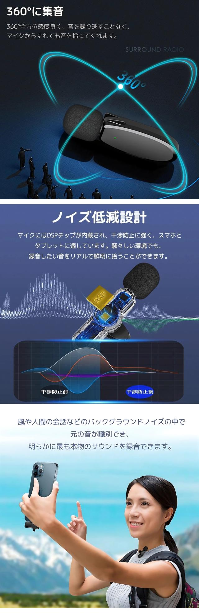 2.4GHzデジタル通信 音声遅延なし Android対応 iPhone対応