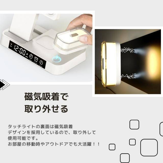 便利 置くだけ充電 折り畳み式デザイン スタンド式 コンパクト