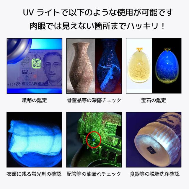 LEDライト 高輝度 ルーペ工具 書類確認用 文書拡大 便利アイテム 片手操作可能 USBケーブル