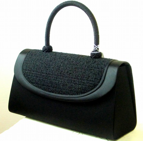 日本製　米沢織　編み手　フォーマルバッグ