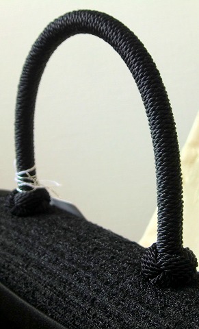 日本製　米沢織　編み手　フォーマルバッグ