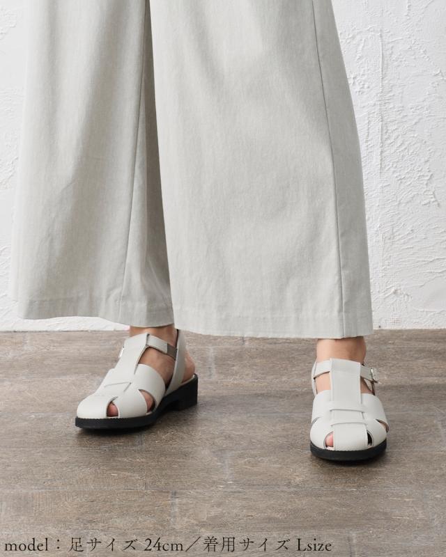 [日本製] レザー 本革 レザーグルカサンダル スクエア レザーサンダル グルカサンダル サンダル ソフトレザー ヒール 3.5cm 履きやすい らくちん 靴 くつ 柔らかい 軽量 外反母趾 フォーマル シンプル レディース ファッション recipe レシピ ブラック シルバー RP-518
