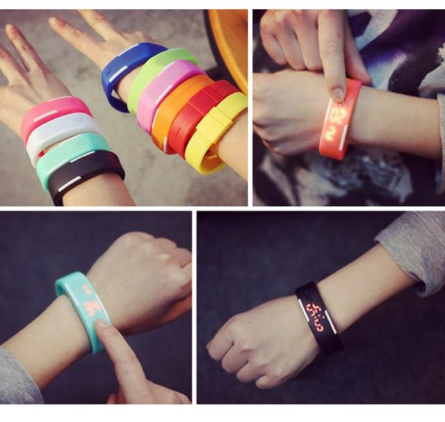 シリコンLED腕時計