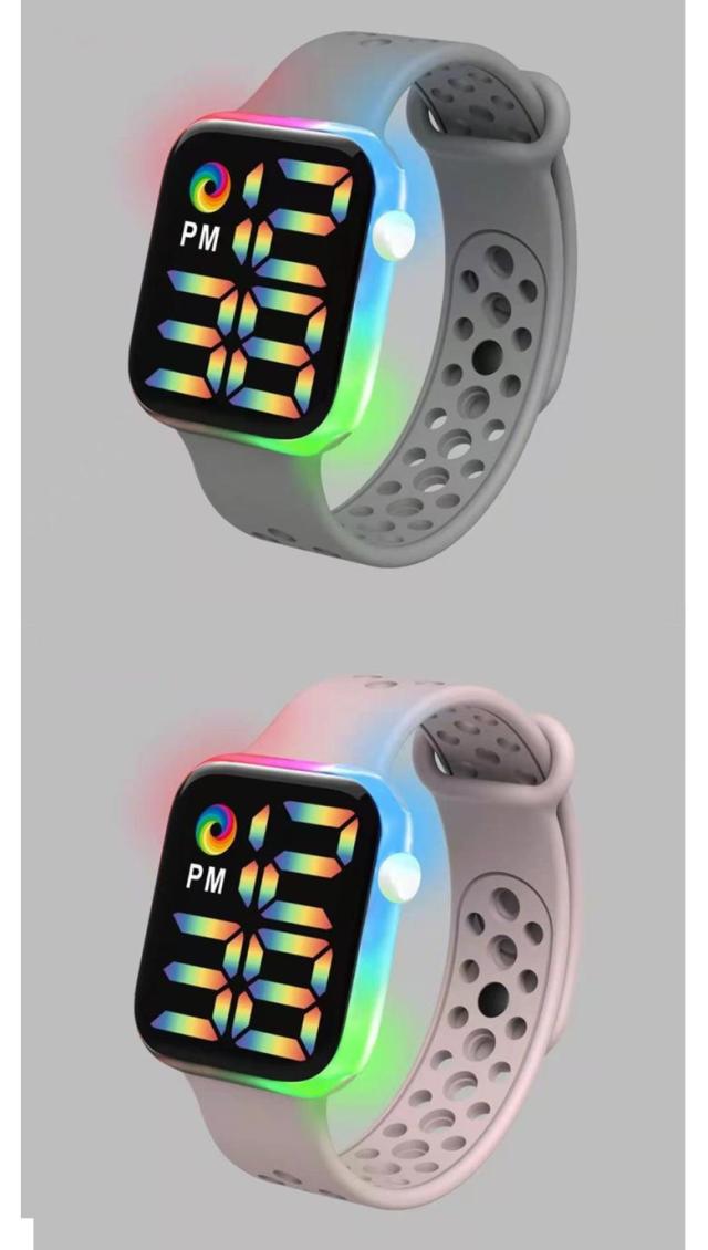 シリコンウォッチ LED  防水 (生活防水) ウォッチ