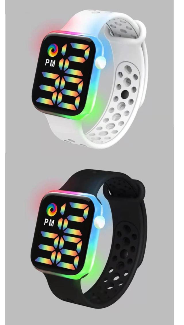 シリコンウォッチ LED  防水 (生活防水) ウォッチ