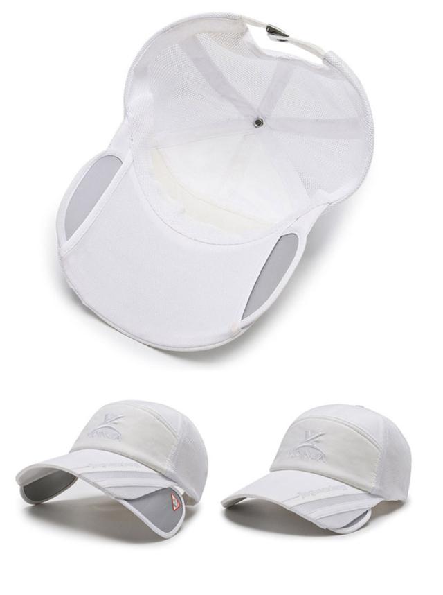 サンバイザー レディース UVカット キャップ 帽子 メンズ 夏 つば広