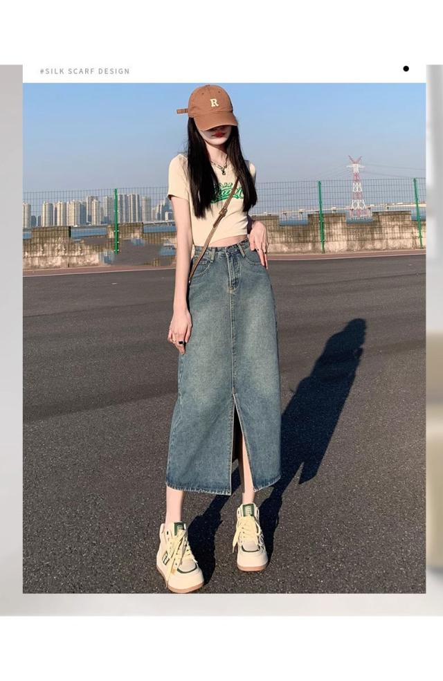 デニム風 レギンス