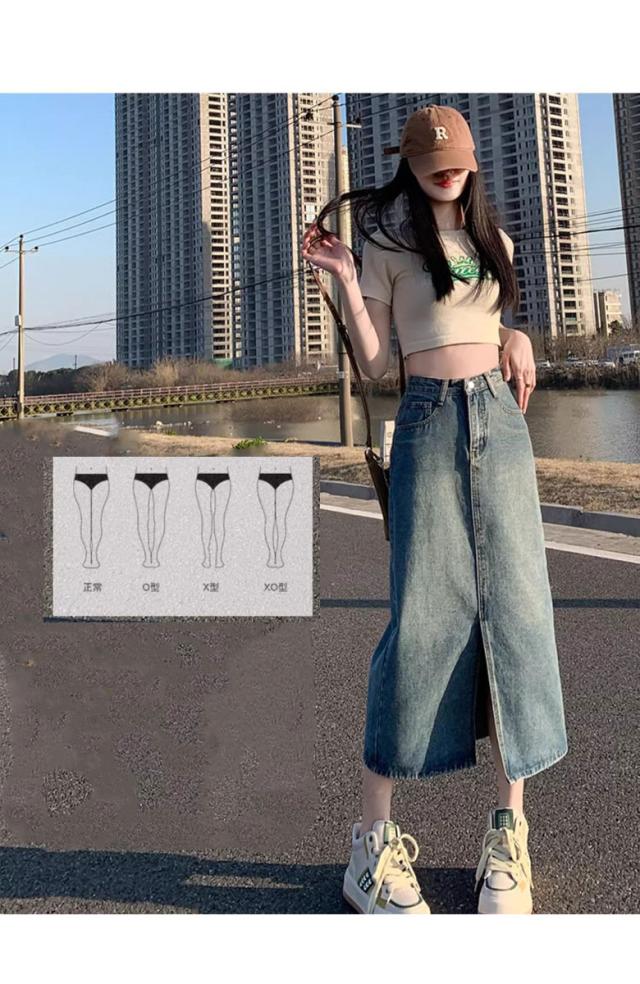 デニム風 レギンス