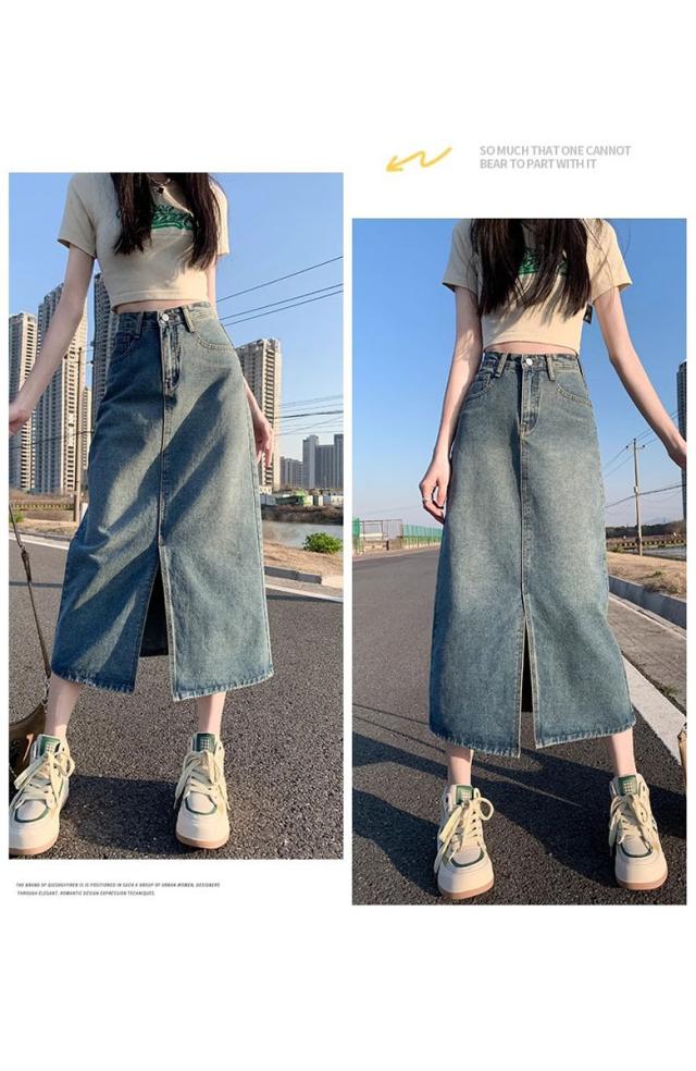 デニム風 レギンス