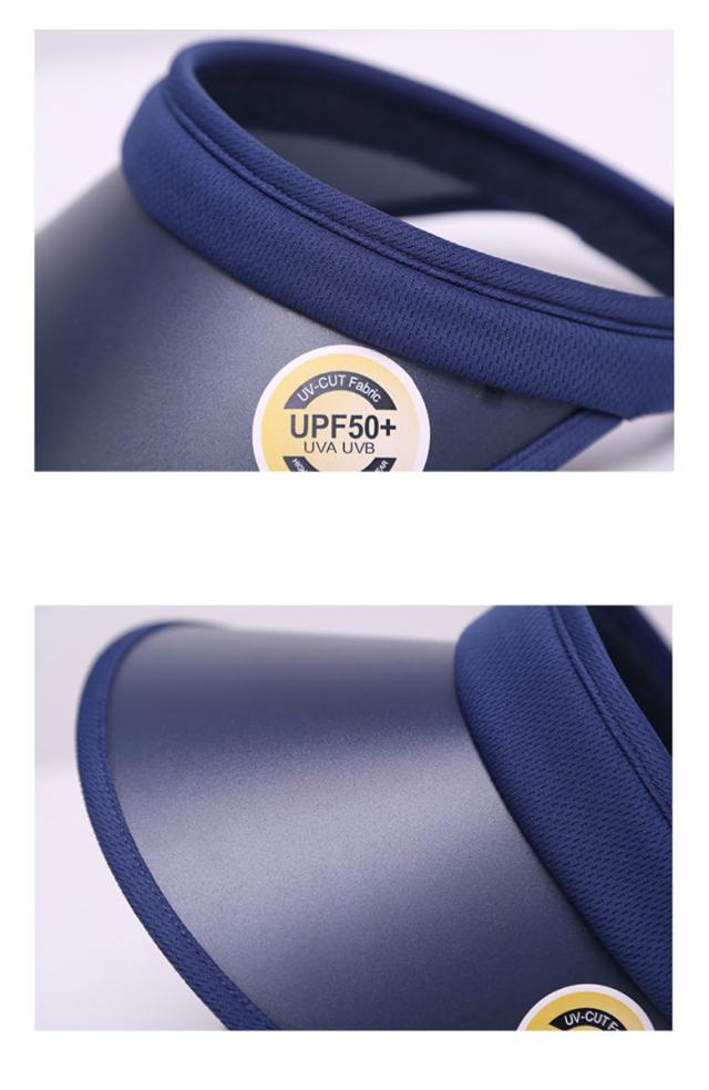 UVサンバイザー アクア