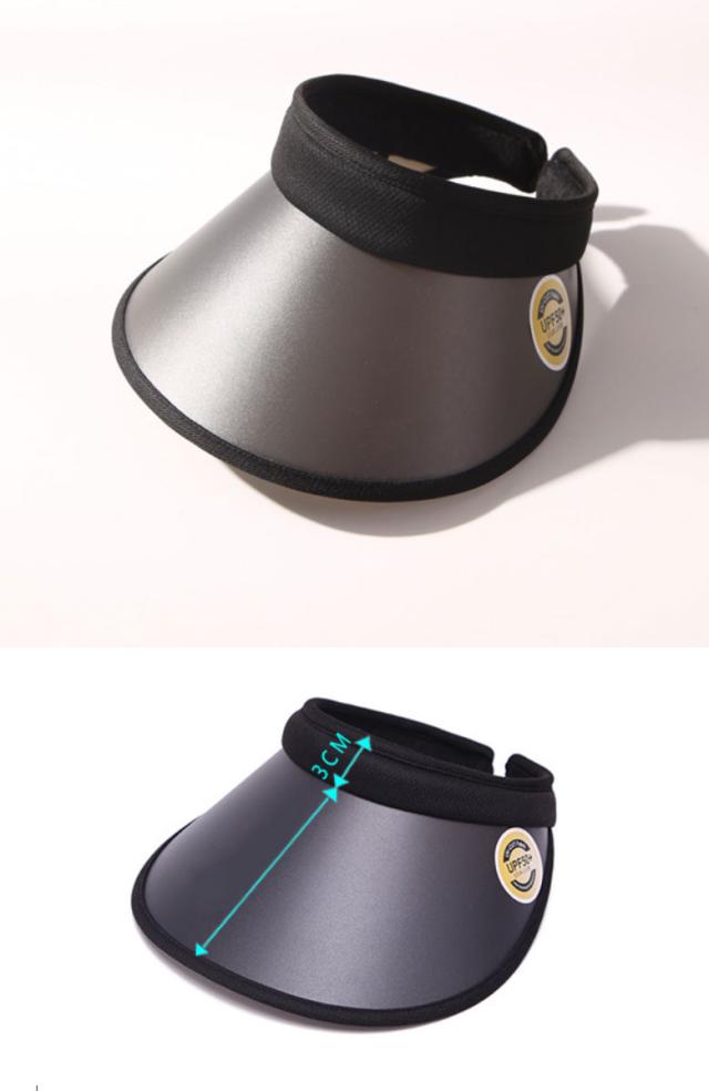 UVサンバイザー アクア