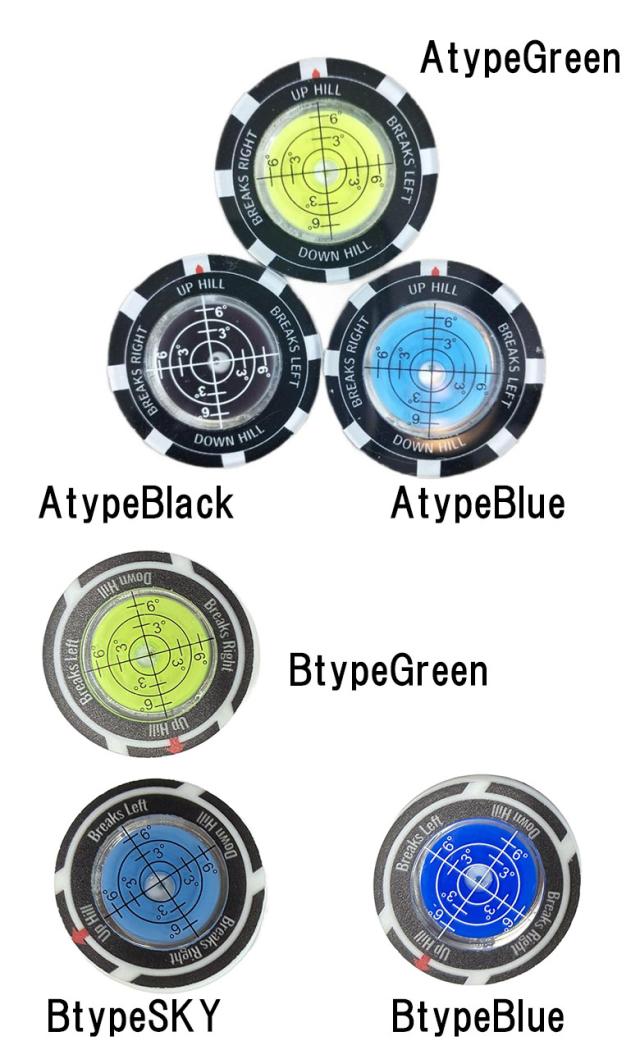 水平器付マーカー ゴルフマーカー