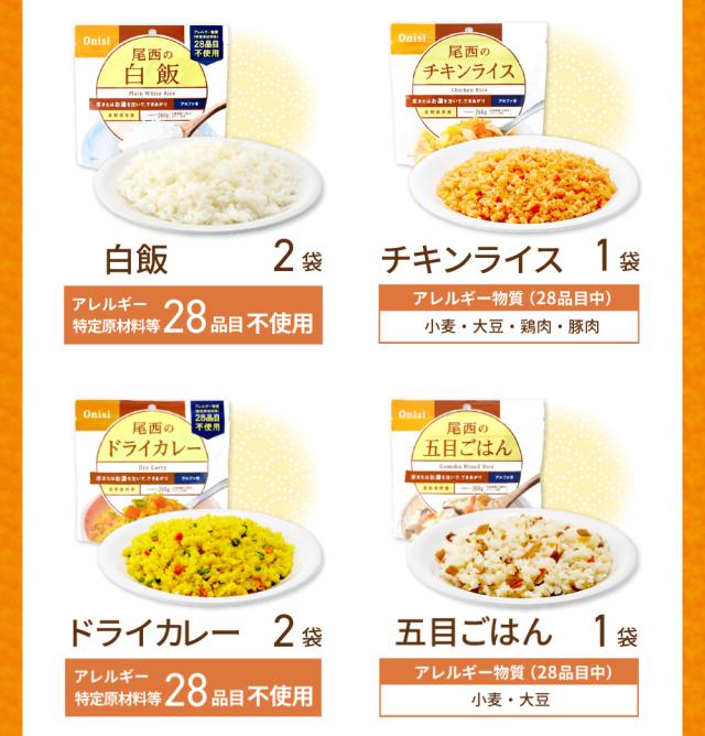 内容品詳細-アルファ米2