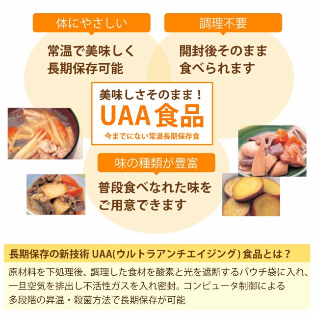 美味しい防災食 ハンバーグ煮込 5年保存食 非常食 UAA食品 そのまま