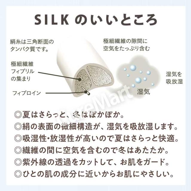 シルク バスタイム手袋 