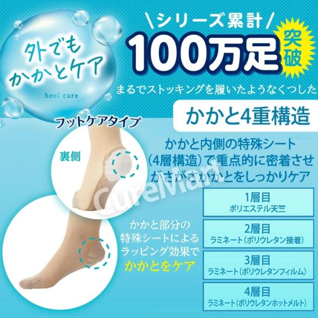 ストッキングソックス  外でもかかとケア